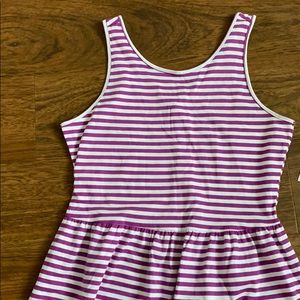Girls size 14 xl striped dress. New with tags.